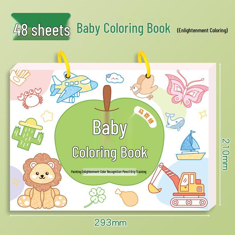 Jerry A4 Loose-Leaf Children's Drawing Book - Thick, Large Doodle & Picture Book for Kindergarten