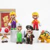 6/12pcs S Marios Bros PVC Action Figure Toys Dolls Model Set Luigi Yoshi Donkey Kong MushroomFor Birthday Gifts decorative