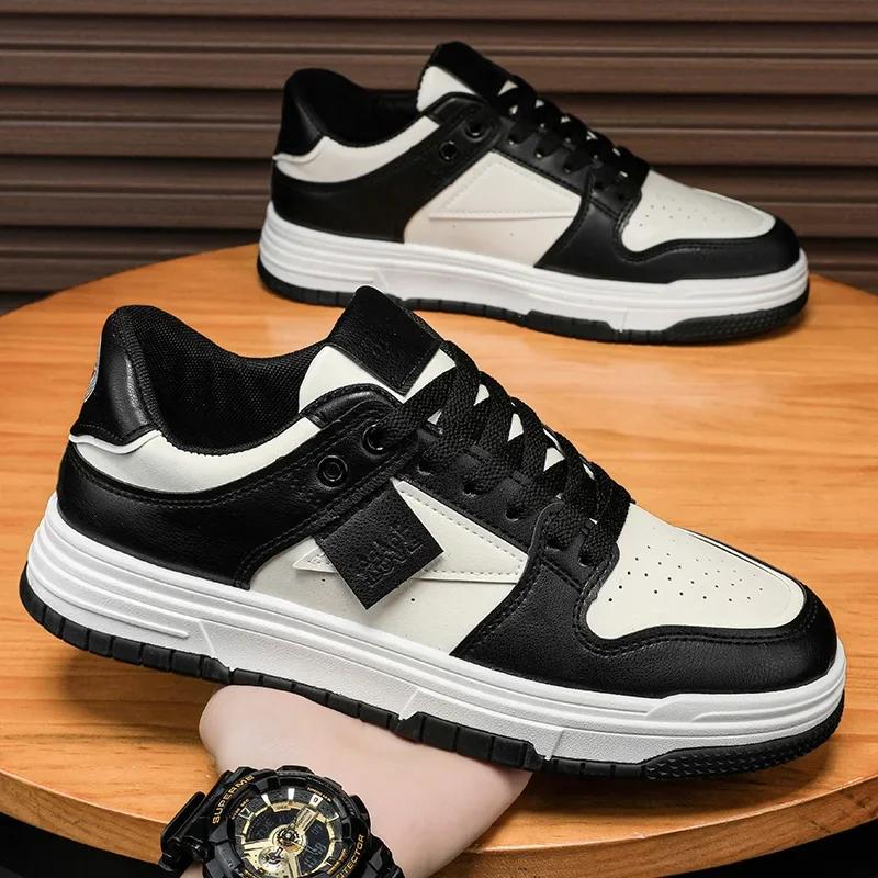 Fashion White Platform Men Casual Shoes Comfortable Mens Tennis Walking Running Sneakers Outdoor Breathable Men Vulcanize Shoes