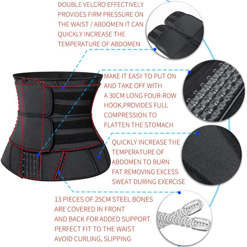 Waist Trainer Tummy Slimming Sheath Reducing Girdles Weight Loss Shapewear Belly Shapers Modeling Belt Woman Body Shaper Corset