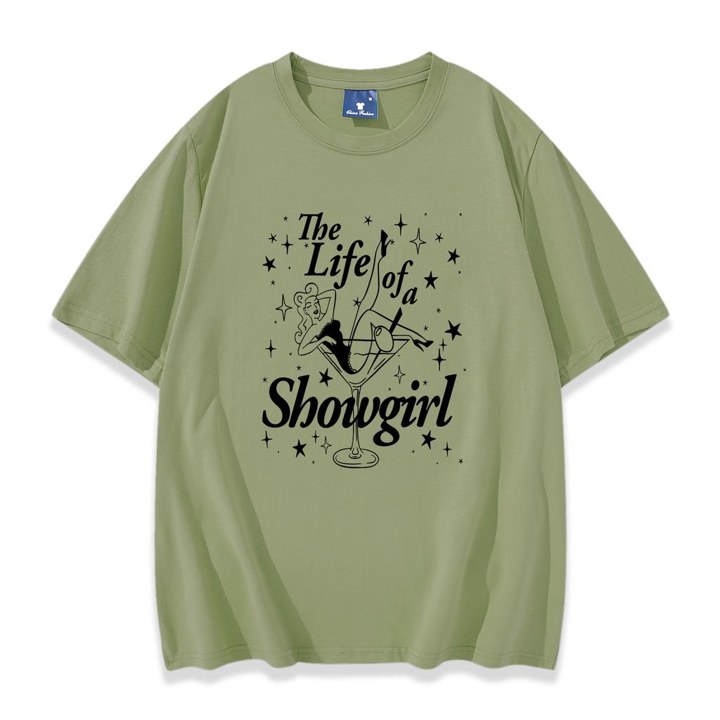 Showgirls Life T Shirt In My Showgirl Era T-Shirt New Album 2025 Shirt Country Music Fan Gift Men Women Streetwear Hip Hop Tops