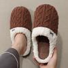 New cotton slippers autumn and winter home home indoor non-slip couple home warm winter plush cotton mop
