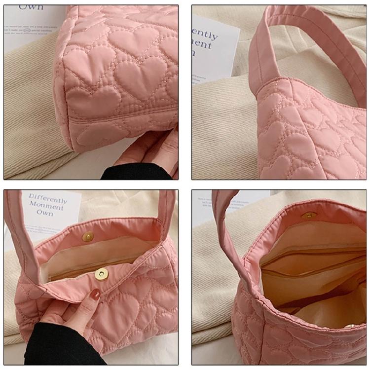 Fashionable Candy Color Underarm Bag Durable and Portable Handbag for Women