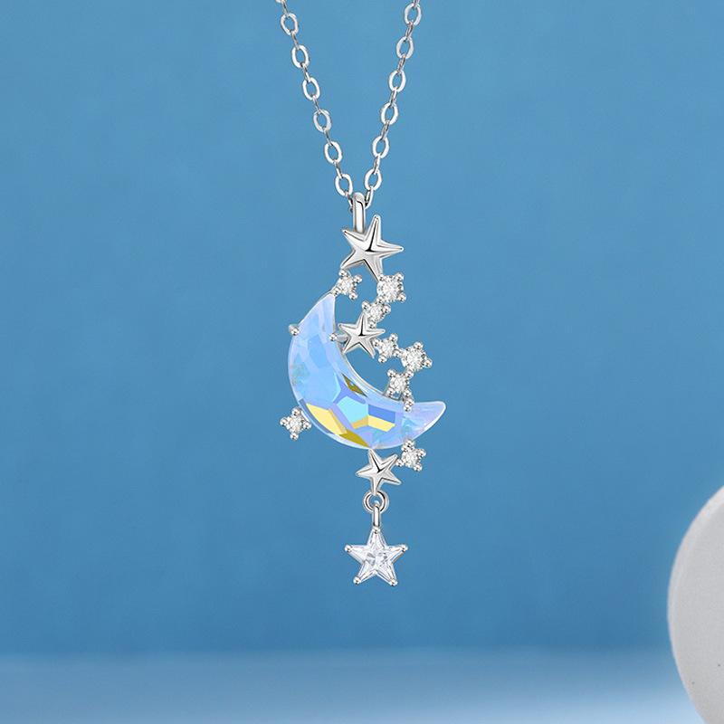Buy Elegant Moon Necklace Pendant Women 