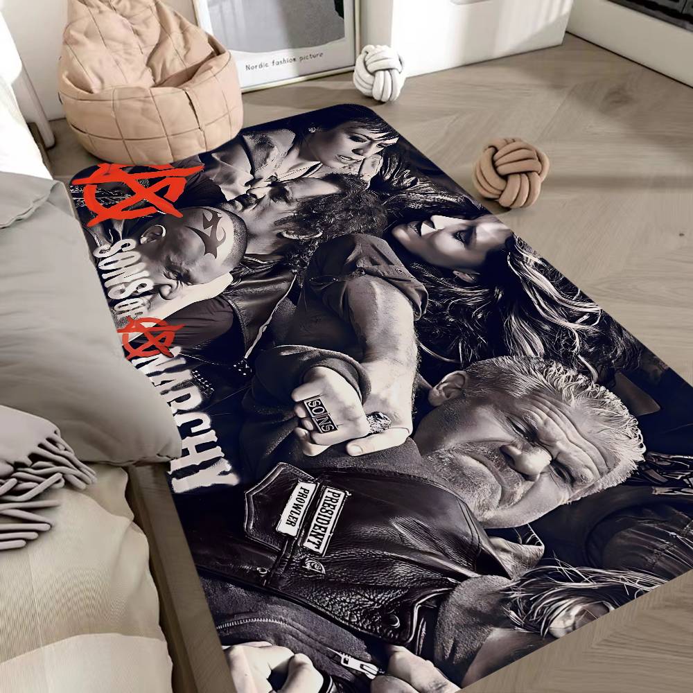 Sons Of Anarchy TV.webp Floor Mat Rectangle Anti-slip Home Soft Badmat Front Door Indoor Outdoor Mat Hotel Decor Mat