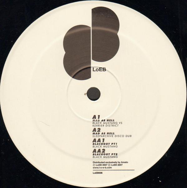 

12inch Record BLACK MUSTANG - Blackout LOEB006 LoEB 2007 UK Dance & Electronica Used
