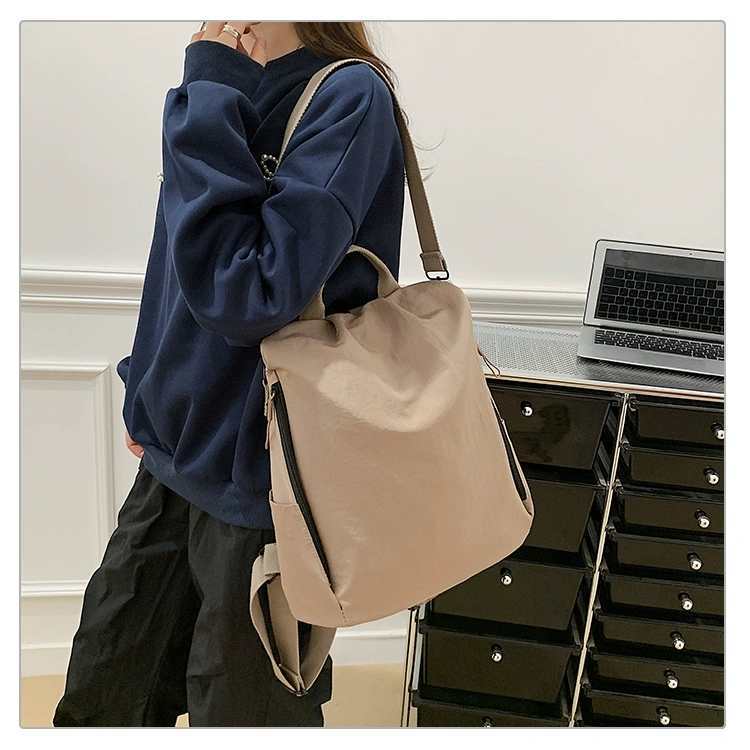 Casual All-matching Women s Backpack College Students  schoolbag Travel Three-purpose Shoulder Bag Commuting 33x15x36