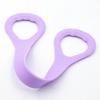 Silicone Figure 8 Resistance Band Anti-slip Men Women Arm Shoulder Stretch Strength Training Exercise Elastic Strap Fitness Tension Rope