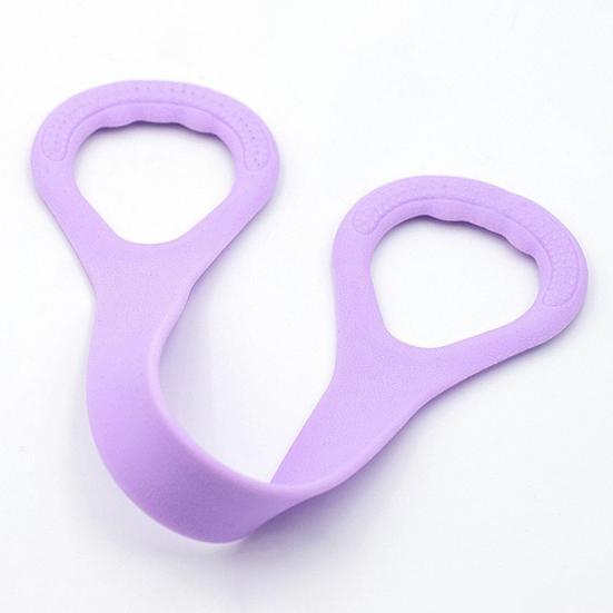 Silicone Figure 8 Resistance Band Anti-slip Men Women Arm Shoulder Stretch Strength Training Exercise Elastic Strap Fitness Tension Rope