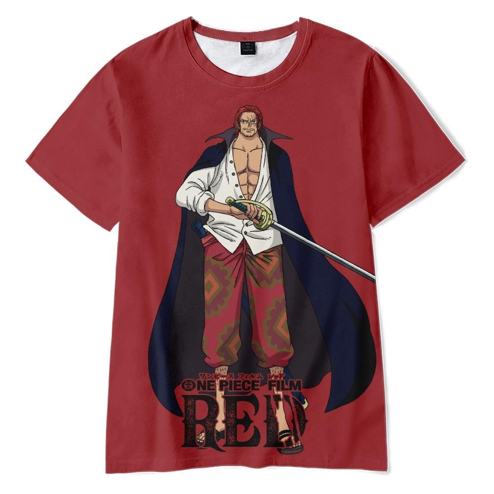 

Забавный мультфильм ONE PIECE аниме футболки крутые женские мужские футболки с круглым вырезом повседневные унисекс уличная мода футболки Camisetas Ropa Hombre XS красный
