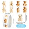 Cute Bear Stickers Long Lasting No Fading Decals Cute Cartoon Stickers For Kids Family Friends Indoor Outdoor Fridge Planner