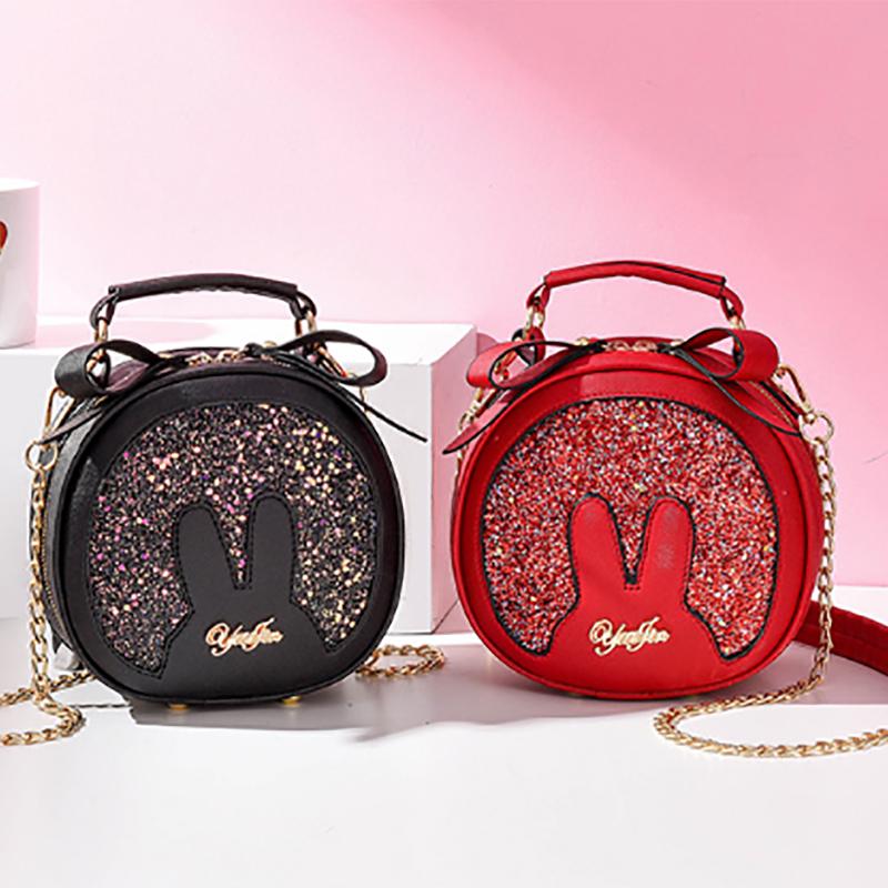 SCIONE Women's Foreign Style Small Round Bag Fashion Hand Bag Shoulder Messenger Bag Mini Bag