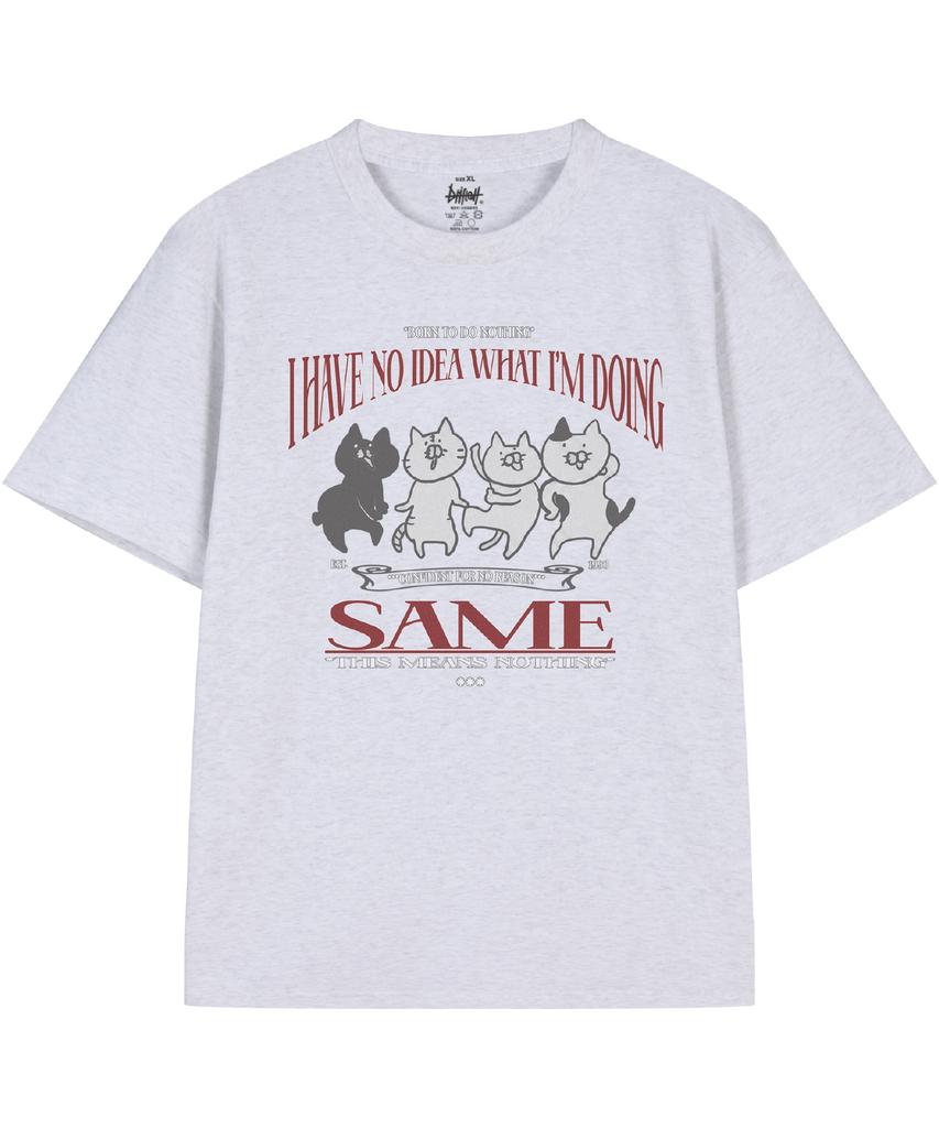 DRIFTOUT Born To Do Nothing Cat Short Sleeve T-Shirt (3 Colors)