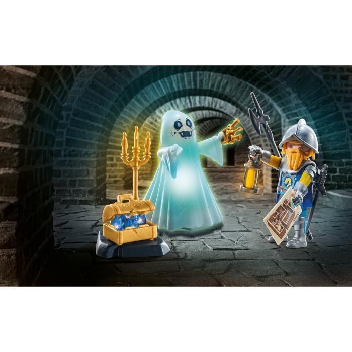 PLAYMOBIL 71797 Chevalier Et Fantôme À Effets Lumineux, Novelmore, 18 Pièces, Dès 4 Ans