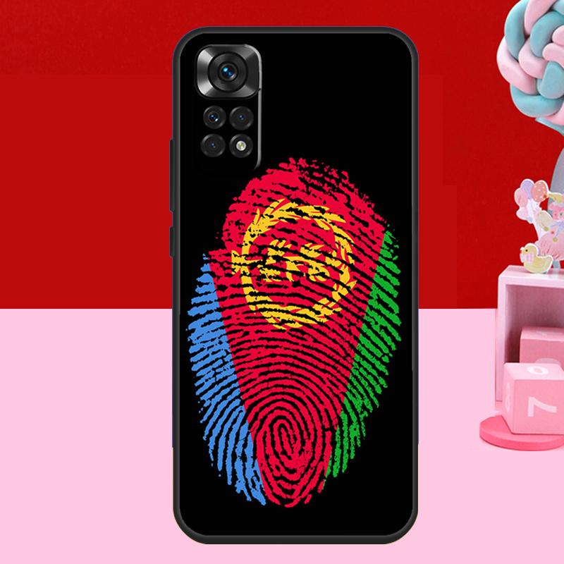 Eritrea Flag Case For Xiaomi Redmi Note 13 12 11 10 14 15 Pro Plus Redmi 15 C 14C 10C 12C 13C Soft Cover