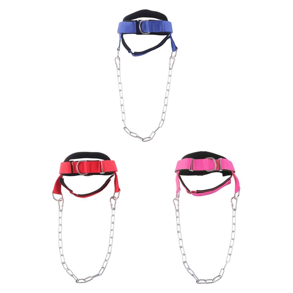 Head Harness for Weight Lifting for Strengthening Support Wide Padded Strap