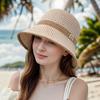 1Pcs Summer Bucket Hats Cap For Women Double Layer Spring Fisherman Hat Outdoor Foldable Suncreen Beach Hat Mountaineering Hat