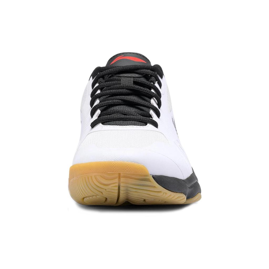 Li Ning CS16 Slip Resistant Abrasion Resistant Low Top Badminton Shoes Unisex White Black Red AYTS057-2