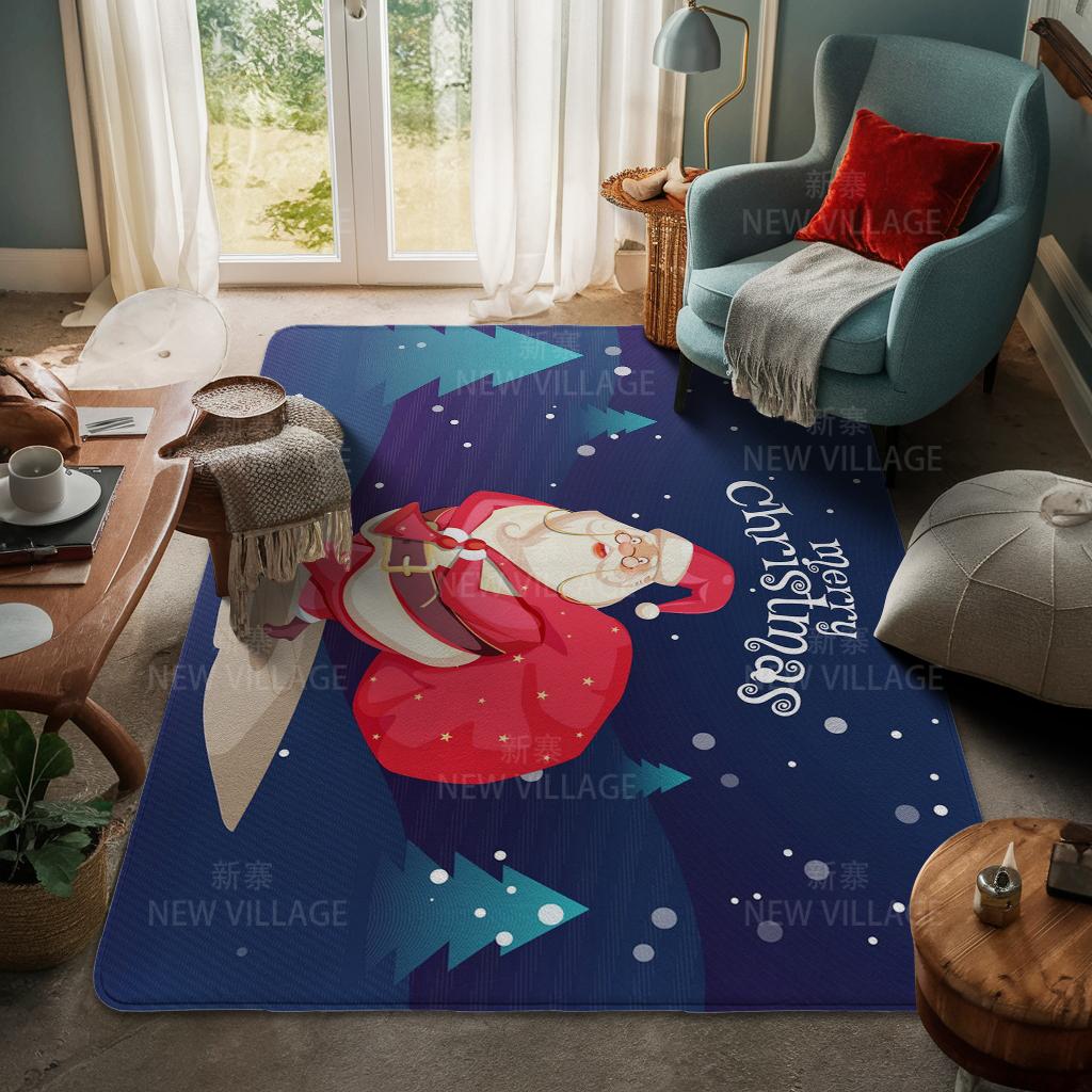 Koberec ke vchodu do domu Rohožka ke dveřím do domu Obývací pokoj Vana Koupelna Protiskluzové koberce s absorpcí vody vana Veselé Vánoce zima