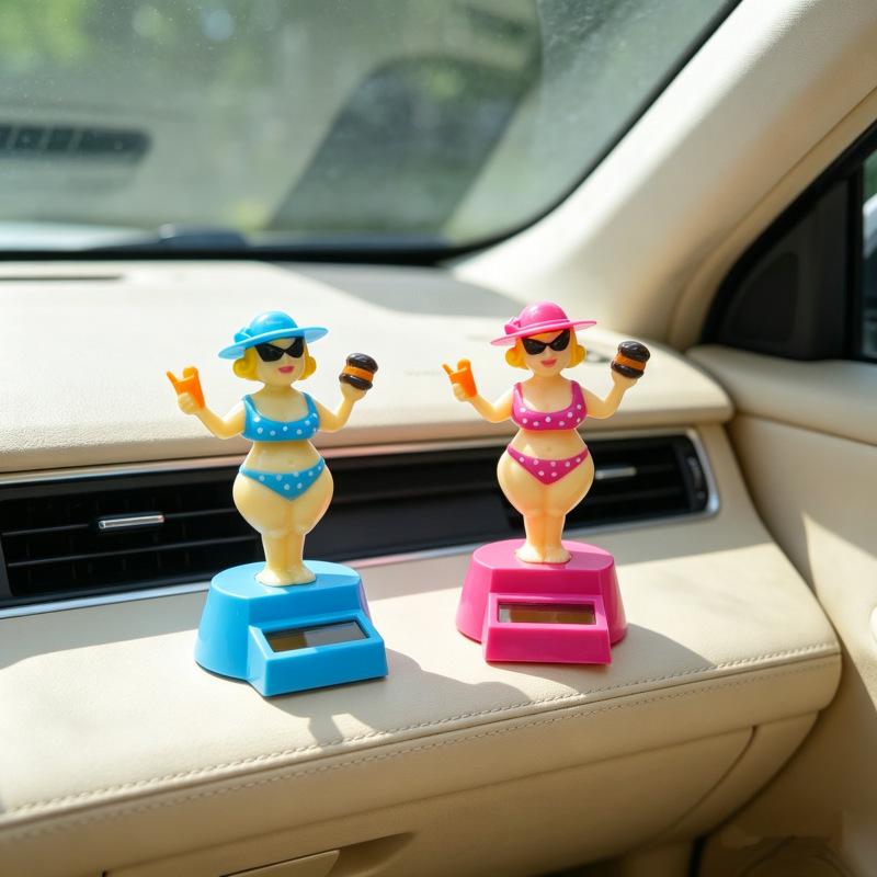 Rich Woman Bikini Cartoon Doll Car Ornament – Children's Interior Decoration Gift