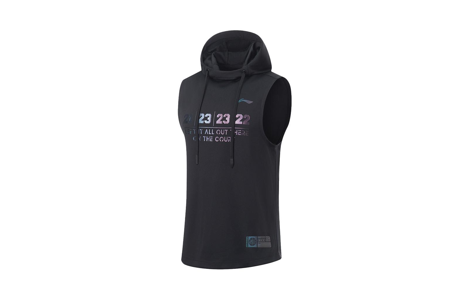 Li Ning Sports Basketball Collection Tank Tops Men s Black Moderate AWDT459-1 M