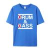 Morsom Drum & Bass / Rum & B-Ass Lovers Trommeslager Fritid Herre T-skjorte Klær Kvinner Bomull Kortermet T-skjorter Casual Vintage Topper