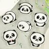 6 Pcs Animal Sew On/Iron On Patches Cartoon Panda Embroidered Patches Sewing Patches Applique Patches for Bag Decoration