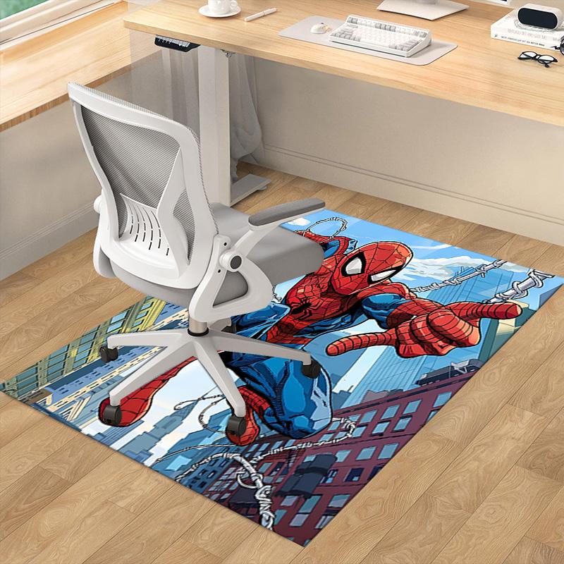 Spiderman Swings City Carpet For Playroom Bedroom Living Room Sofa Home Decorkids Game Area Rug Nonslip Floor Mat