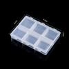 Multiple Styles Storage Container Jewelry Box Clear Plastic Organizer Box Earrings Rings Beads Storage Organizer Display Case