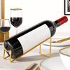 Restaurant Wine Display Space-saving Wine Rack Elegant Metal Wine Bottle Holder Display Rack for Countertop Storage for Bottles