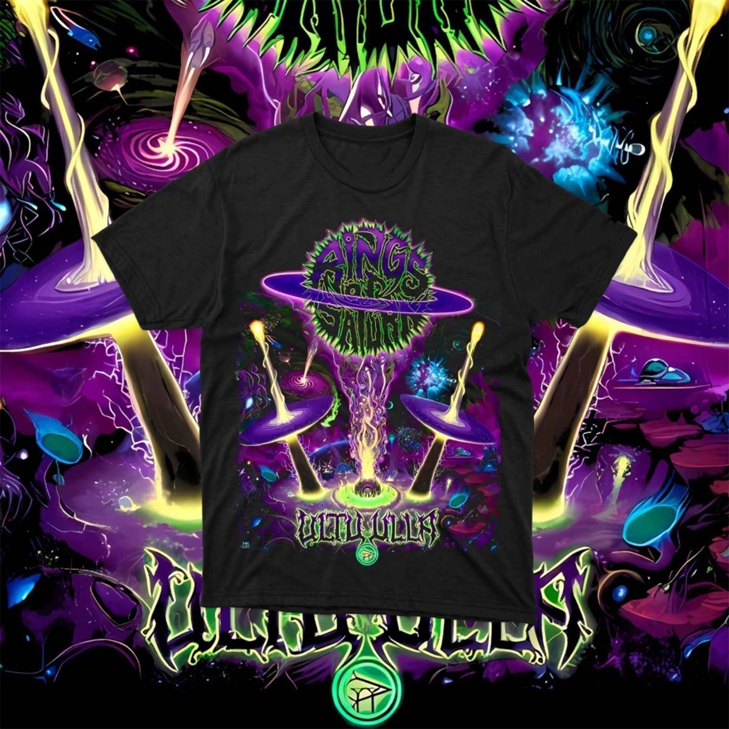 Rings of Saturn Alien Technology Dead Core Dark Rock Leisure TShirt Luxury Brand for Men and Women S