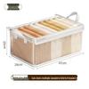 Customizable Transparent Steel Storage Box - Foldable Clothing Organizer