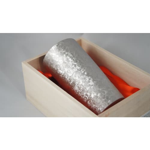 HORIE Pure Titanium Double-Walled Tumbler, High Insulation, Double-Walled, Kiln-Crafted, Premium, 350ml, Silver, T08KMS350