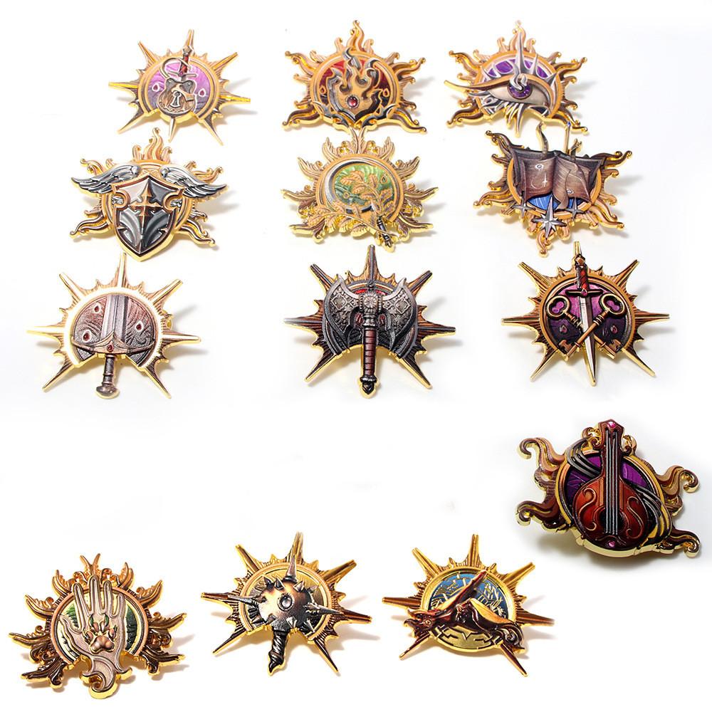 Baldurs Gate 3 Collectors Badge With Animal Cartoon Design For Cosplay And Fans