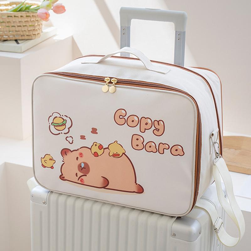 Capibala Trolley Bag Portable Waterproof Crossbody Bag Travel Small Object Storage Bag Advanced Lightweight Messenger Bag