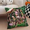 Kpop-Stil Y2K Hot Girl Stil K-Katseye Girlgroup Kissenbezug Weicher Seidiger Stoff Verdeckter Reißverschluss Kissenhülle Perfektes Fan-Geschenk