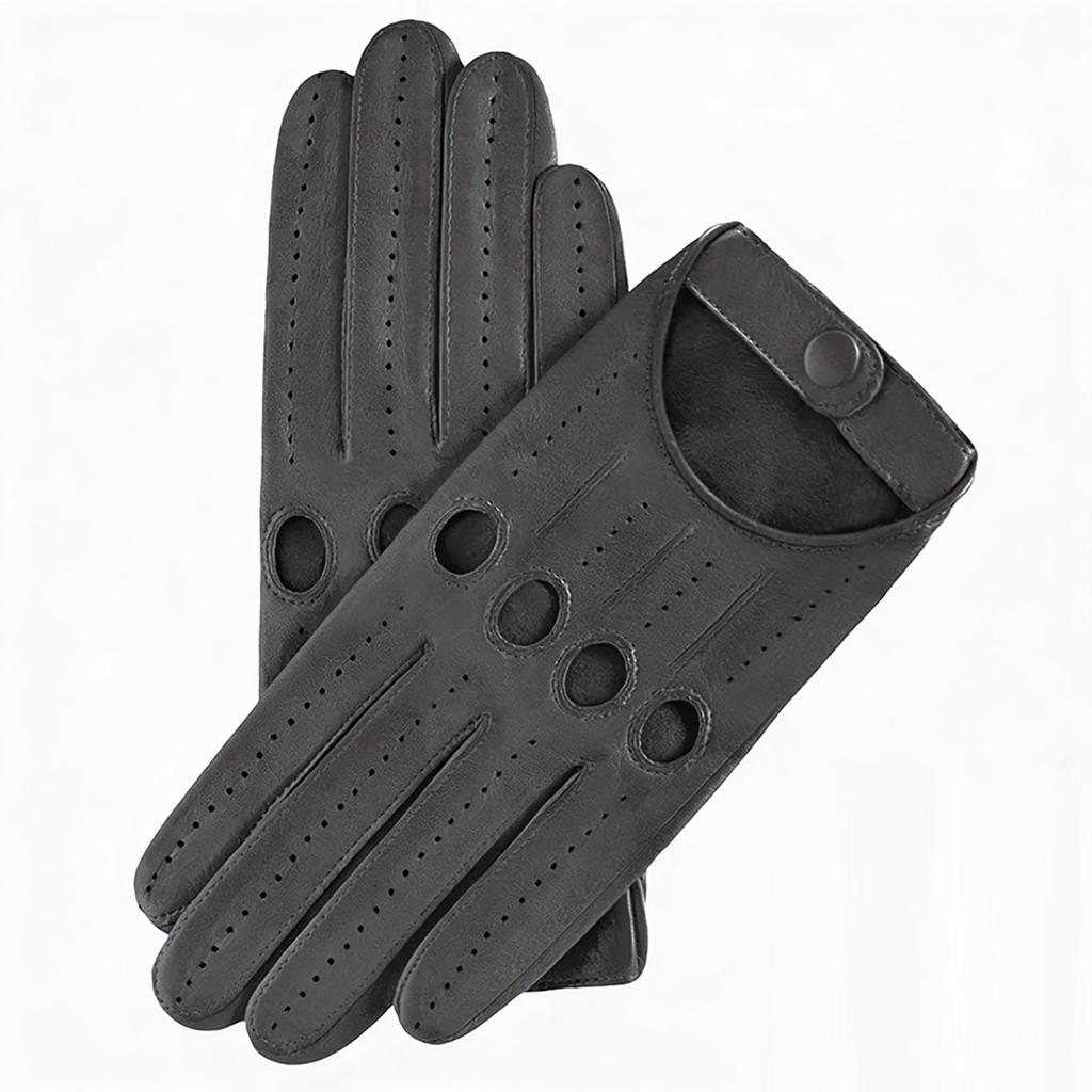 Leather Gloves Non-Slip Breathable Outdoor Leather Gloves Cycling Retro First Layer Lambskin First Layer Lambskin