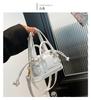 Bag Women's Delicate Crocodile Pattern Mini Handbag Niche Design Vegetable Basket Women's One Shoulder Crossbody Bag