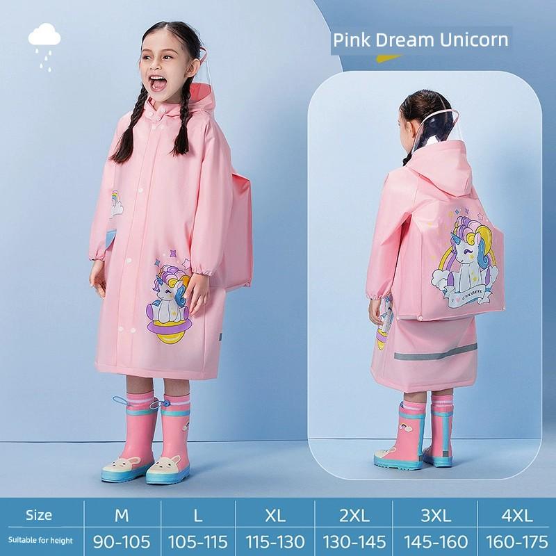 Children's Raincoat for Boys, Waterproof, Lightweight, Special for Kindergarten and School, for Girls, Primary School Students, Poncho, 2026 New Model