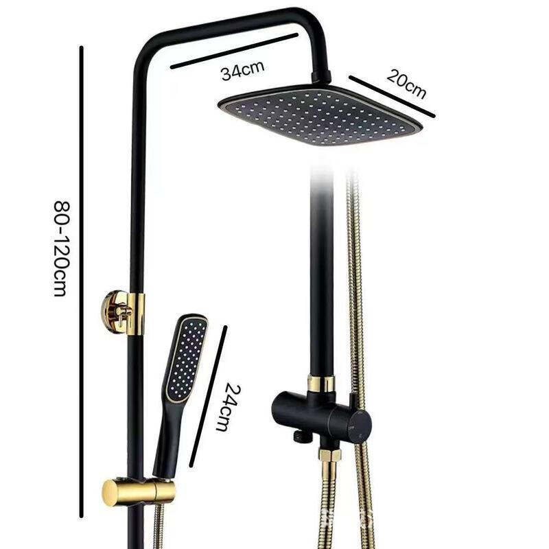 Интегрированная душевая система Shengbai Черное Золото