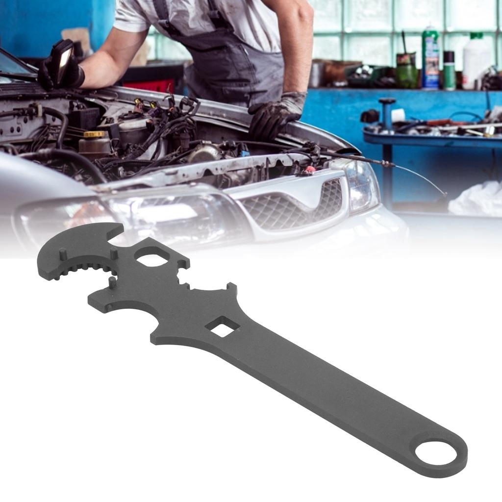 Professional Multifunctional Steel Wrench Metal Spanner Accessory for AR15/M4 Repair