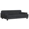 VidaXL Canapé pour enfants noir 90x53x30 cm velours 3196283