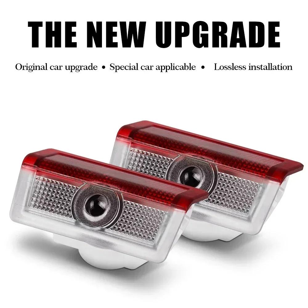 Car Sticker 2X Car Door Sign Welcome Light LED Projection Light For Mercedes Benz AMG GLC GLA GLE GLS GL W204 W176 W205 W213 W16