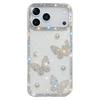 For iPhone 17 Pro Max Case Rhinestone Edge Pearl Butterfly Decor TPU+PC IMD Phone Cover