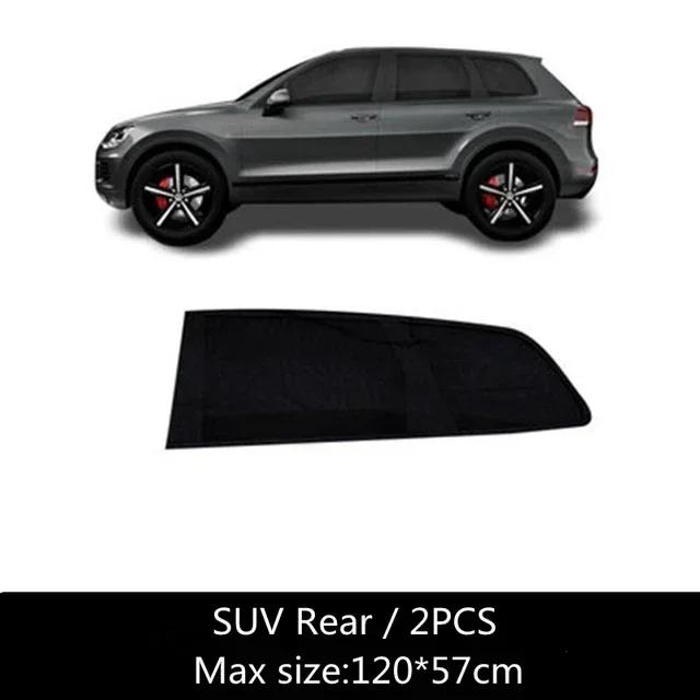 2PCS NEW Mesh Sun Visor Protection Window Films Car Sun Shade Styling Accessories Auto UV Protect Curtain Side Window Sunshade