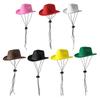 Pet Cowboy Hat Costume Cap Beathable for Costume Theme Party Halloween