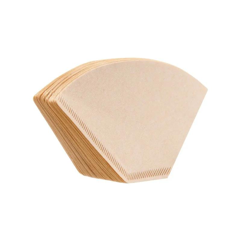 

Hanging ear coffee powder bowl shaped filter paper Coffee brewing filter Environmentally friendly wood pulp paper coffee filter