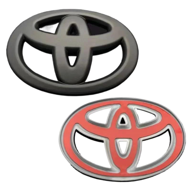 2026 New For Toyota ABS Overlay Car Steering Wheel logo sticker For Toyota Coorolla Camry reiz RAV4 Crown Avalon CHR Prado Avalo