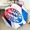 1PC FC Bayern München Printed Umbrella Folding Umbrella, Automatic Umbrella 8-Frame for Travel, Camping Fan Gifts Christmas Gifts