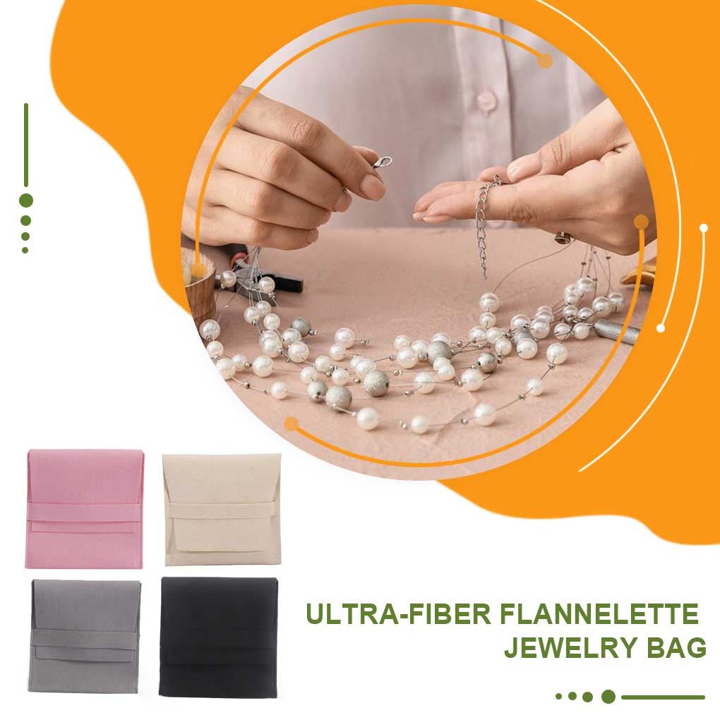 Ohrringe Halskette Beutel Schmucktasche Ring Mikrofaserbeutel Aufbewahrung Geschenke Organizer Auslage Weihnachtsfeier Beutel